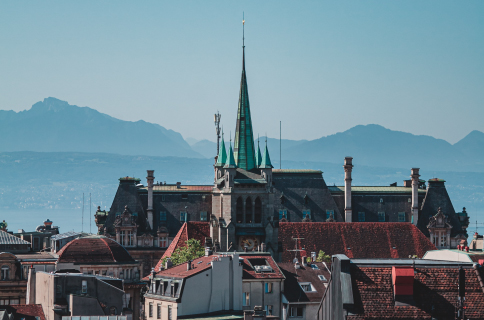 Lausanne et la cathédrale Saint François