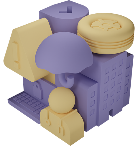 Cube 3D Risques et assurance